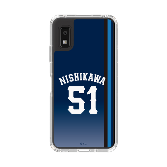 スリムプロテクションケース［ 埼玉西武ライオンズ- #51 NISHIKAWA - ビジター ］
