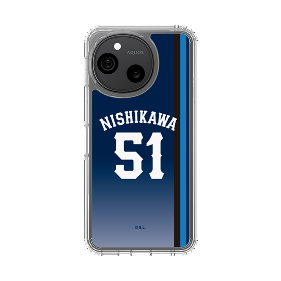 スリムプロテクションケース［ 埼玉西武ライオンズ- #51 NISHIKAWA - ビジター ］