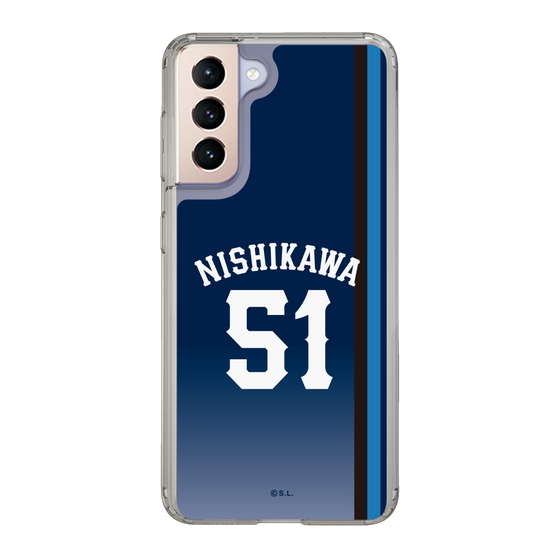 スリムプロテクションケース［ 埼玉西武ライオンズ- #51 NISHIKAWA - ビジター ］
