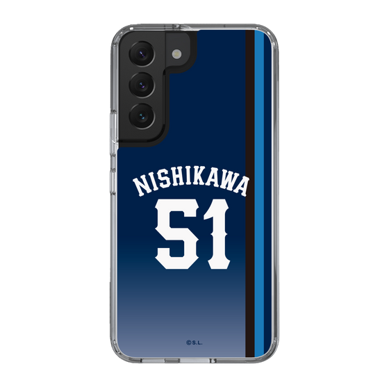 スリムプロテクションケース［ 埼玉西武ライオンズ- #51 NISHIKAWA - ビジター ］