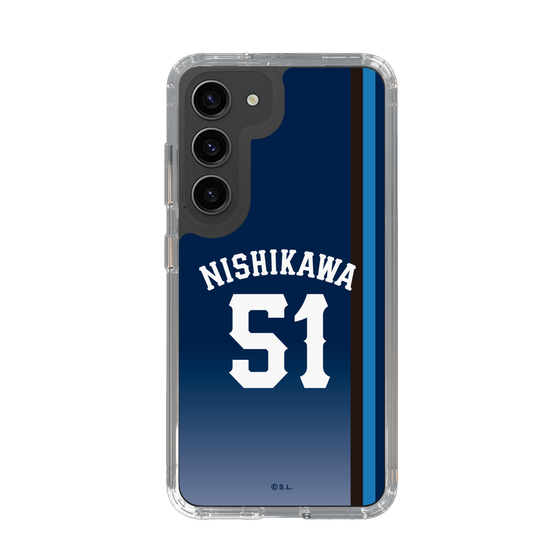 スリムプロテクションケース［ 埼玉西武ライオンズ- #51 NISHIKAWA - ビジター ］