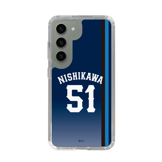 スリムプロテクションケース［ 埼玉西武ライオンズ- #51 NISHIKAWA - ビジター ］