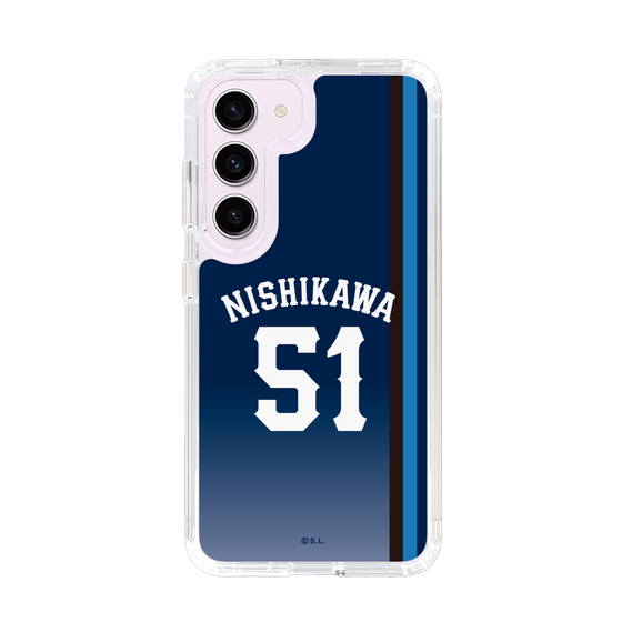 スリムプロテクションケース［ 埼玉西武ライオンズ- #51 NISHIKAWA - ビジター ］