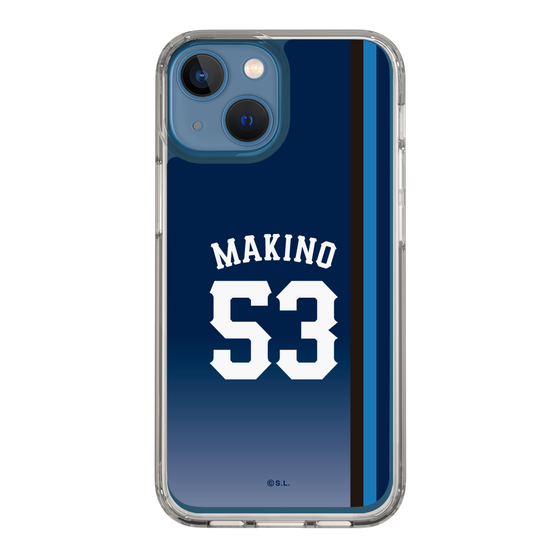 スリムプロテクションケース［ 埼玉西武ライオンズ- #53 MAKINO - ビジター ］