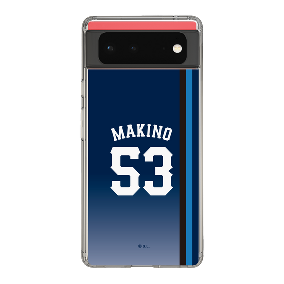スリムプロテクションケース［ 埼玉西武ライオンズ- #53 MAKINO - ビジター ］