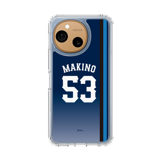 スリムプロテクションケース［ 埼玉西武ライオンズ- #53 MAKINO - ビジター ］