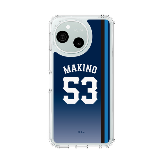 スリムプロテクションケース［ 埼玉西武ライオンズ- #53 MAKINO - ビジター ］