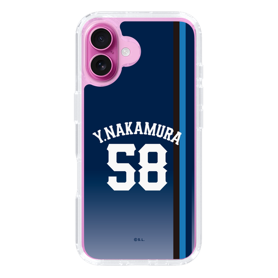 スリムプロテクションケース［ 埼玉西武ライオンズ- #58 NAKAMURA - ビジター ］