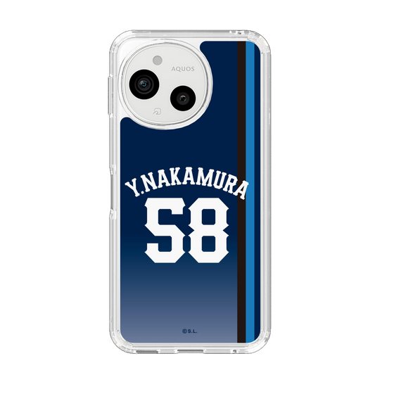 スリムプロテクションケース［ 埼玉西武ライオンズ- #58 NAKAMURA - ビジター ］