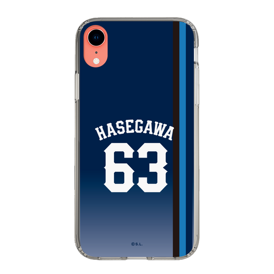 スリムプロテクションケース［ 埼玉西武ライオンズ- #63 HASEGAWA - ビジター ］