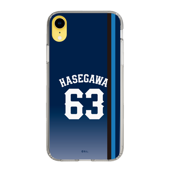 スリムプロテクションケース［ 埼玉西武ライオンズ- #63 HASEGAWA - ビジター ］