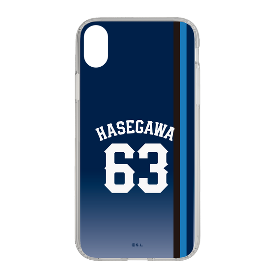 スリムプロテクションケース［ 埼玉西武ライオンズ- #63 HASEGAWA - ビジター ］