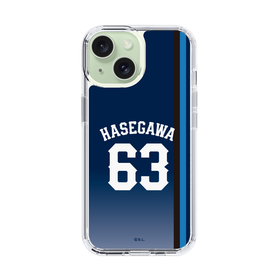 スリムプロテクションケース［ 埼玉西武ライオンズ- #63 HASEGAWA - ビジター ］