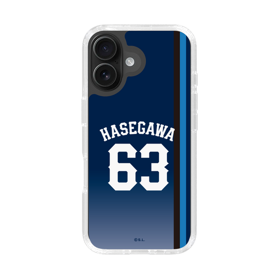 スリムプロテクションケース［ 埼玉西武ライオンズ- #63 HASEGAWA - ビジター ］