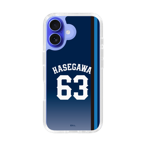 スリムプロテクションケース［ 埼玉西武ライオンズ- #63 HASEGAWA - ビジター ］