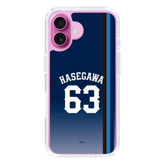 スリムプロテクションケース［ 埼玉西武ライオンズ- #63 HASEGAWA - ビジター ］