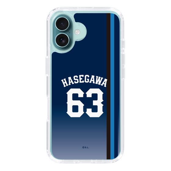 スリムプロテクションケース［ 埼玉西武ライオンズ- #63 HASEGAWA - ビジター ］