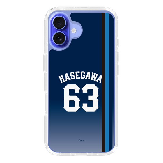 スリムプロテクションケース［ 埼玉西武ライオンズ- #63 HASEGAWA - ビジター ］