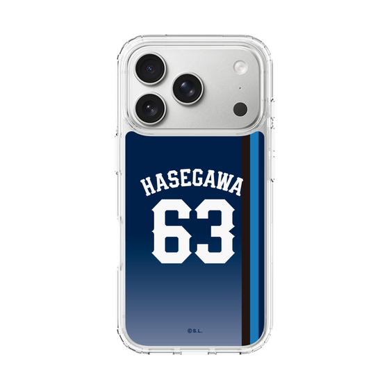 スリムプロテクションケース［ 埼玉西武ライオンズ- #63 HASEGAWA - ビジター ］