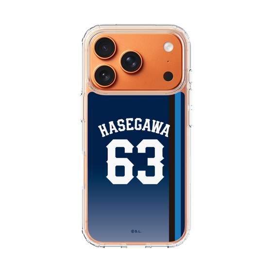 スリムプロテクションケース［ 埼玉西武ライオンズ- #63 HASEGAWA - ビジター ］