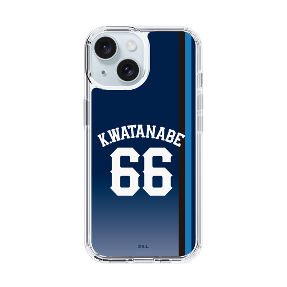 スリムプロテクションケース［ 埼玉西武ライオンズ- #66 WATANABE - ビジター ］
