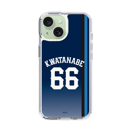 スリムプロテクションケース［ 埼玉西武ライオンズ- #66 WATANABE - ビジター ］