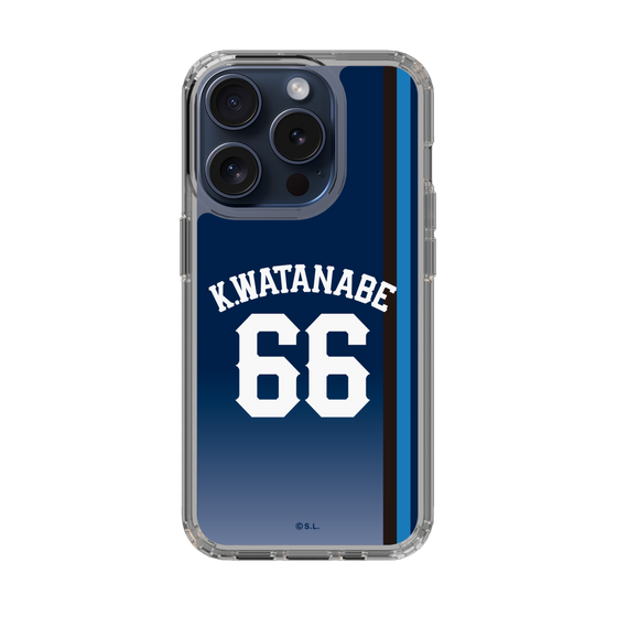 スリムプロテクションケース［ 埼玉西武ライオンズ- #66 WATANABE - ビジター ］