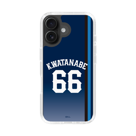 スリムプロテクションケース［ 埼玉西武ライオンズ- #66 WATANABE - ビジター ］