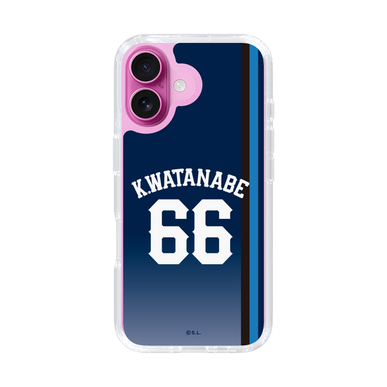 スリムプロテクションケース［ 埼玉西武ライオンズ- #66 WATANABE - ビジター ］