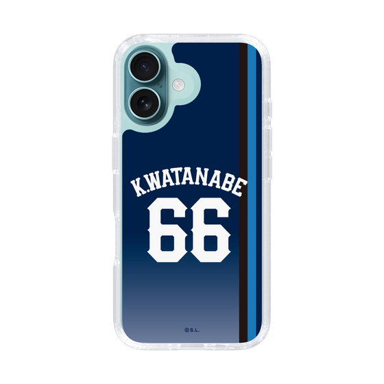 スリムプロテクションケース［ 埼玉西武ライオンズ- #66 WATANABE - ビジター ］