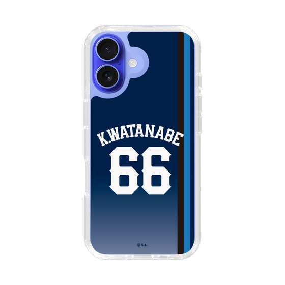スリムプロテクションケース［ 埼玉西武ライオンズ- #66 WATANABE - ビジター ］