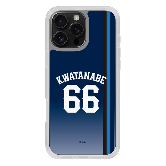 スリムプロテクションケース［ 埼玉西武ライオンズ- #66 WATANABE - ビジター ］
