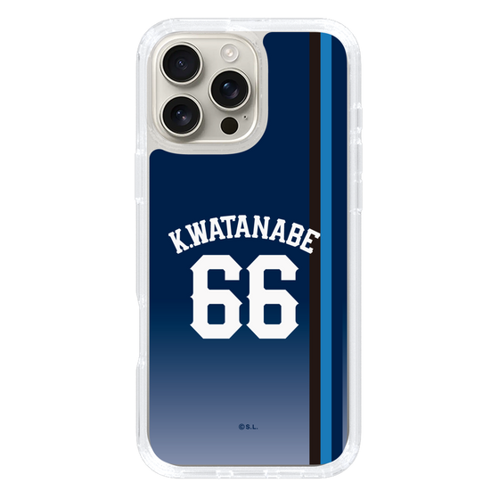 スリムプロテクションケース［ 埼玉西武ライオンズ- #66 WATANABE - ビジター ］
