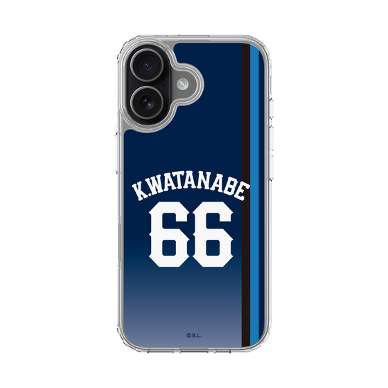 スリムプロテクションケース［ 埼玉西武ライオンズ- #66 WATANABE - ビジター ］