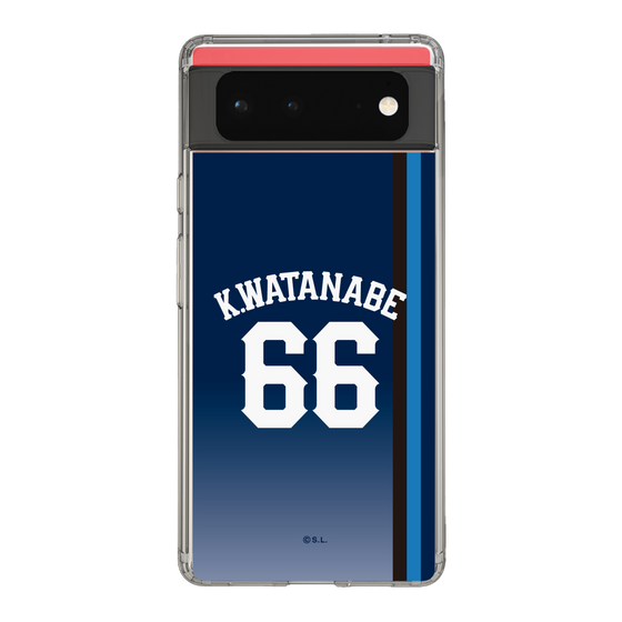 スリムプロテクションケース［ 埼玉西武ライオンズ- #66 WATANABE - ビジター ］