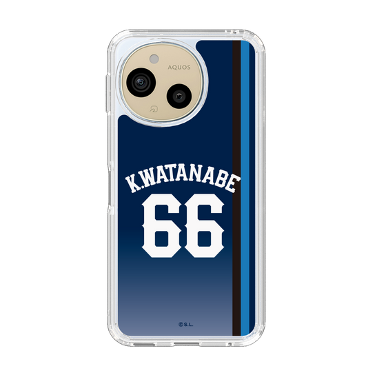 スリムプロテクションケース［ 埼玉西武ライオンズ- #66 WATANABE - ビジター ］