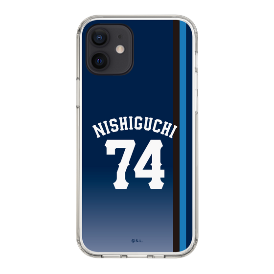 スリムプロテクションケース［ 埼玉西武ライオンズ- #74 NISHIGUCHI - ビジター ］