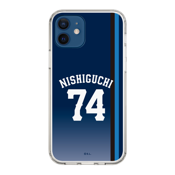 スリムプロテクションケース［ 埼玉西武ライオンズ- #74 NISHIGUCHI - ビジター ］