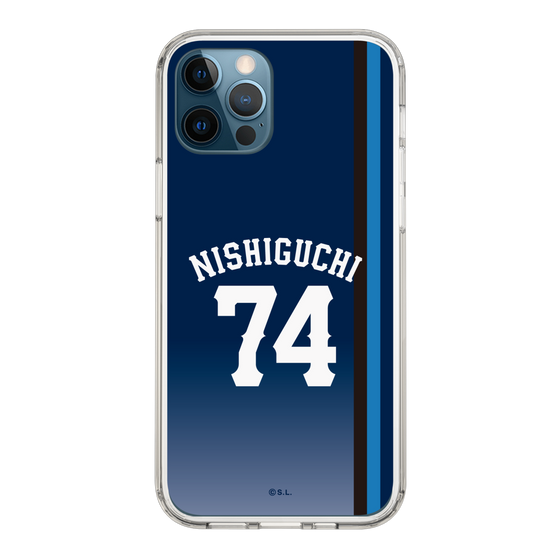 スリムプロテクションケース［ 埼玉西武ライオンズ- #74 NISHIGUCHI - ビジター ］