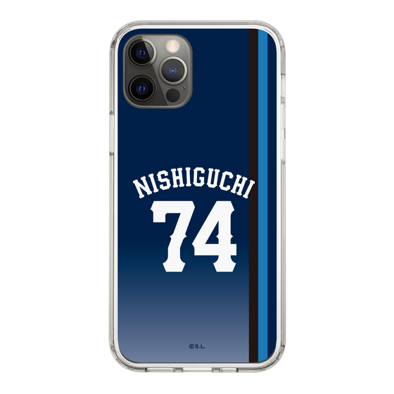 スリムプロテクションケース［ 埼玉西武ライオンズ- #74 NISHIGUCHI - ビジター ］