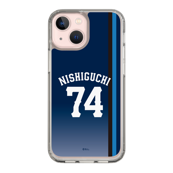 スリムプロテクションケース［ 埼玉西武ライオンズ- #74 NISHIGUCHI - ビジター ］