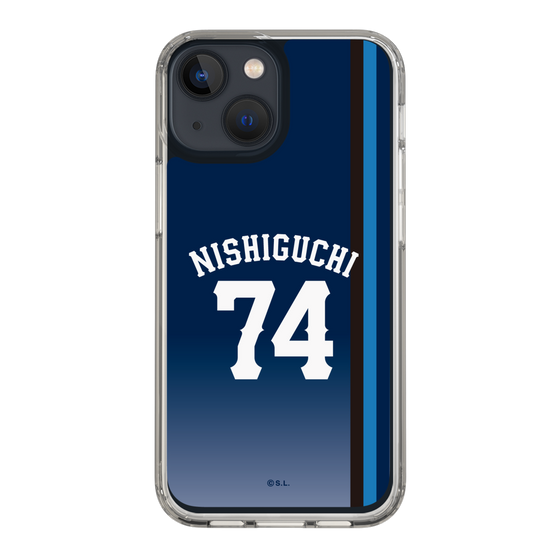 スリムプロテクションケース［ 埼玉西武ライオンズ- #74 NISHIGUCHI - ビジター ］
