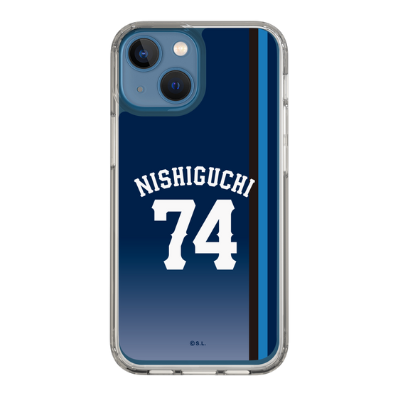 スリムプロテクションケース［ 埼玉西武ライオンズ- #74 NISHIGUCHI - ビジター ］