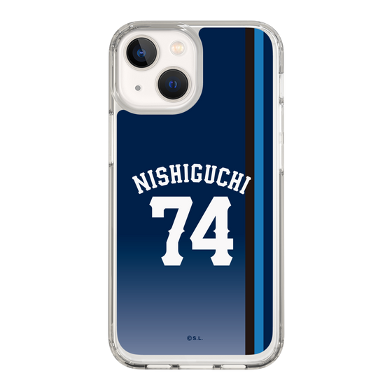スリムプロテクションケース［ 埼玉西武ライオンズ- #74 NISHIGUCHI - ビジター ］