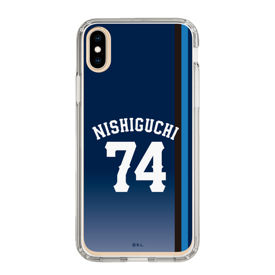 スリムプロテクションケース［ 埼玉西武ライオンズ- #74 NISHIGUCHI - ビジター ］