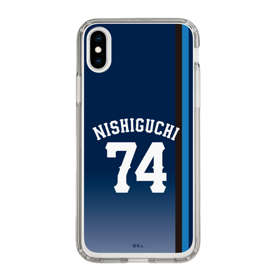 スリムプロテクションケース［ 埼玉西武ライオンズ- #74 NISHIGUCHI - ビジター ］