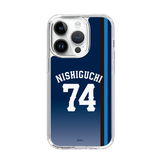 スリムプロテクションケース［ 埼玉西武ライオンズ- #74 NISHIGUCHI - ビジター ］