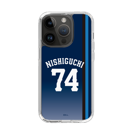 スリムプロテクションケース［ 埼玉西武ライオンズ- #74 NISHIGUCHI - ビジター ］