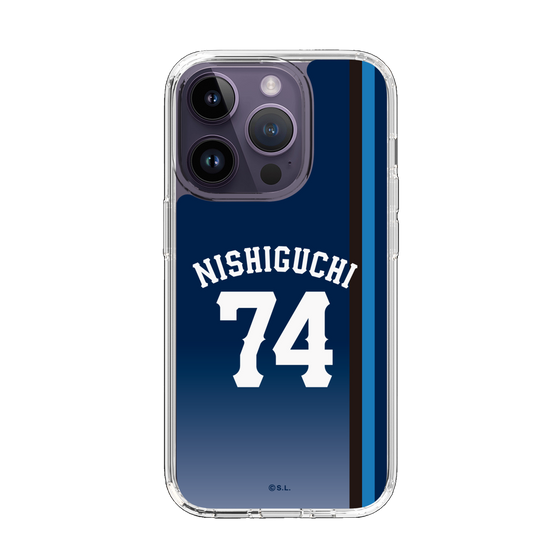 スリムプロテクションケース［ 埼玉西武ライオンズ- #74 NISHIGUCHI - ビジター ］