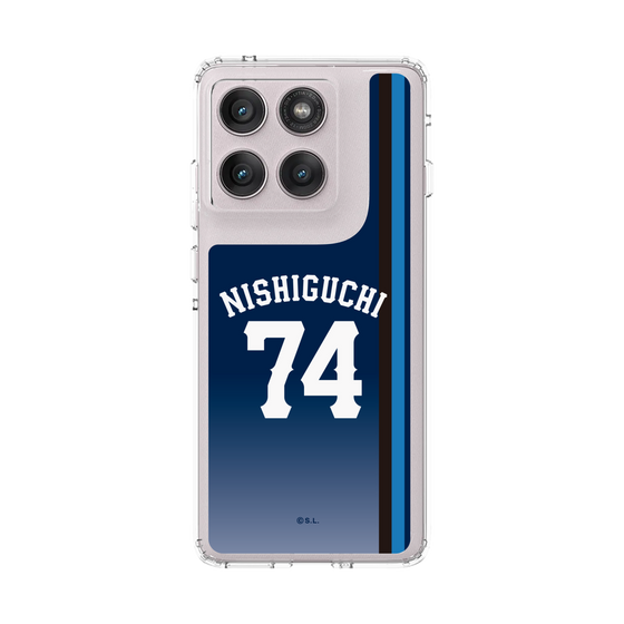スリムプロテクションケース［ 埼玉西武ライオンズ- #74 NISHIGUCHI - ビジター ］
